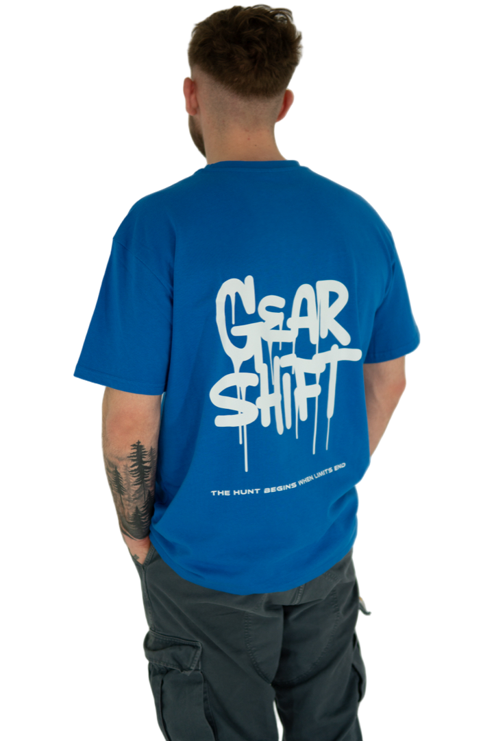 Gearshift Intense Tee Blau