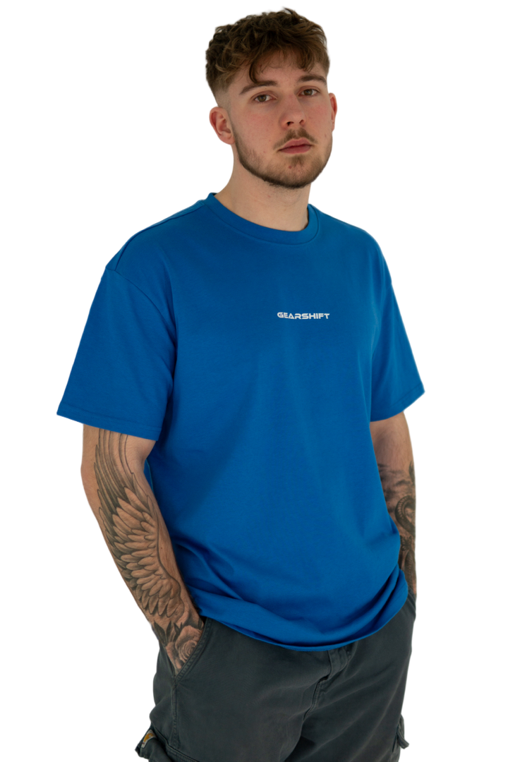 Gearshift Intense Tee Blau