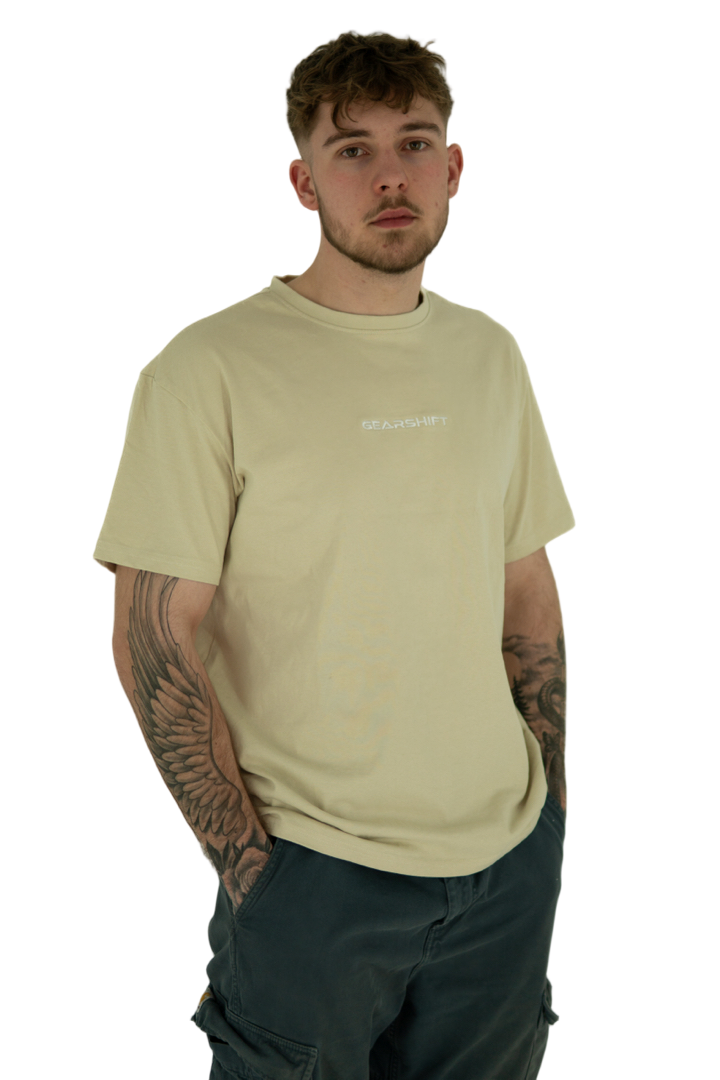 Gearshift Basic Tee Beige