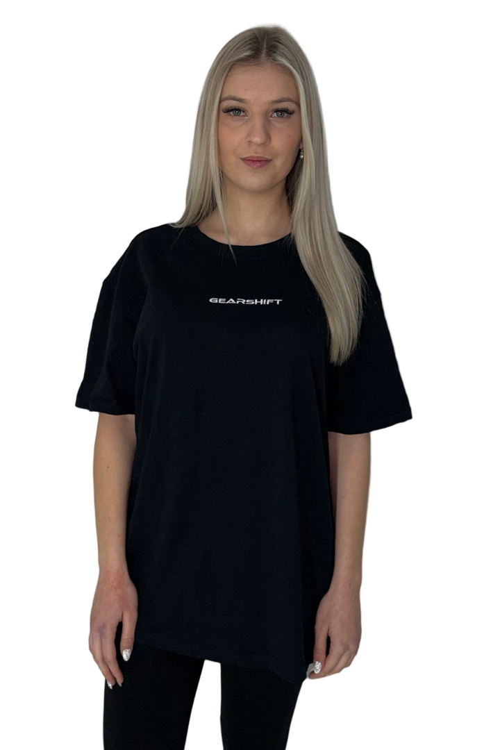 Gearshift Basic Tee Schwarz