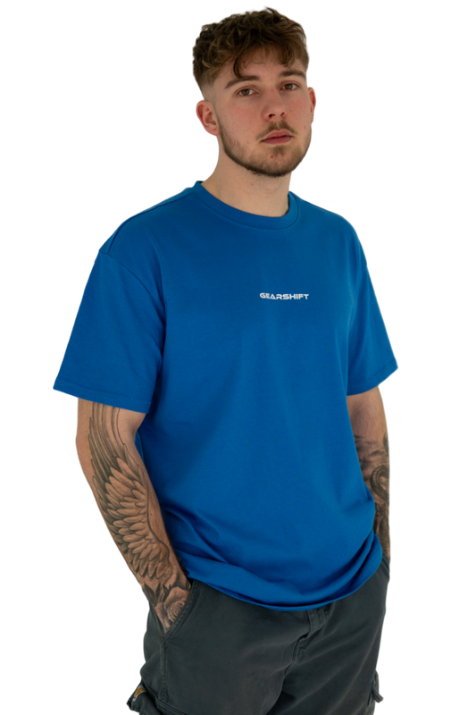 Gearshift Intense Tee Blau