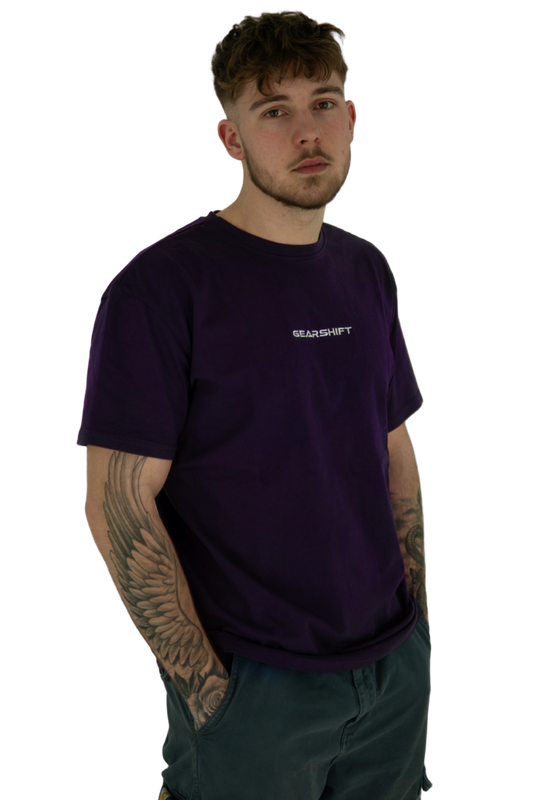 Gearshift Basic Tee Lila