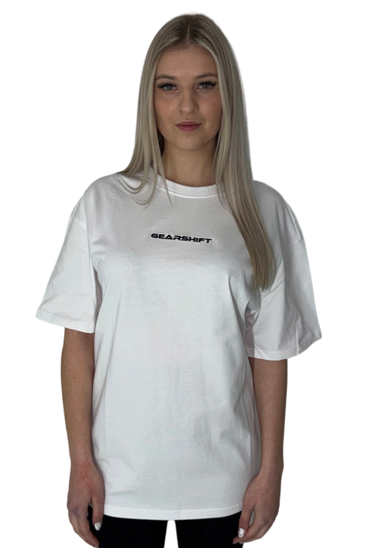 Gearshift Basic Tee Weis