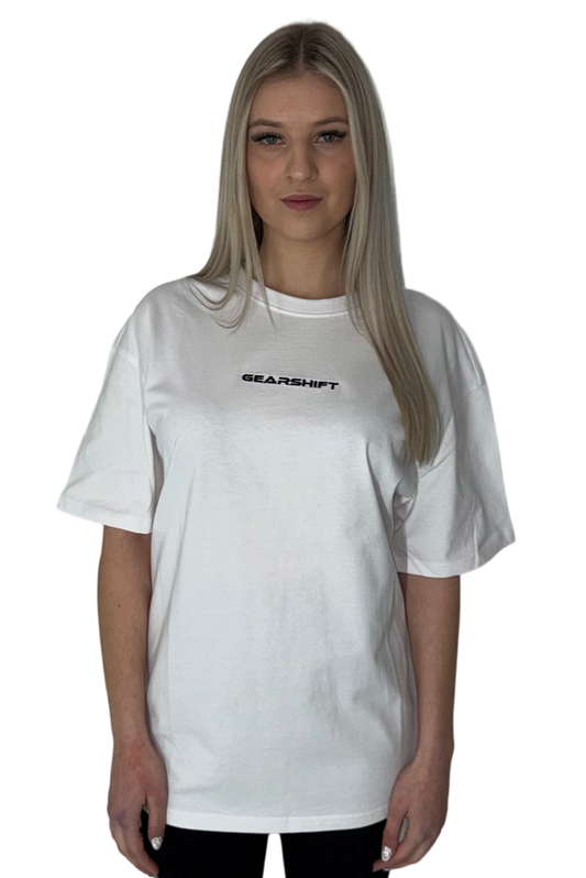 Gearshift Basic Tee Weis