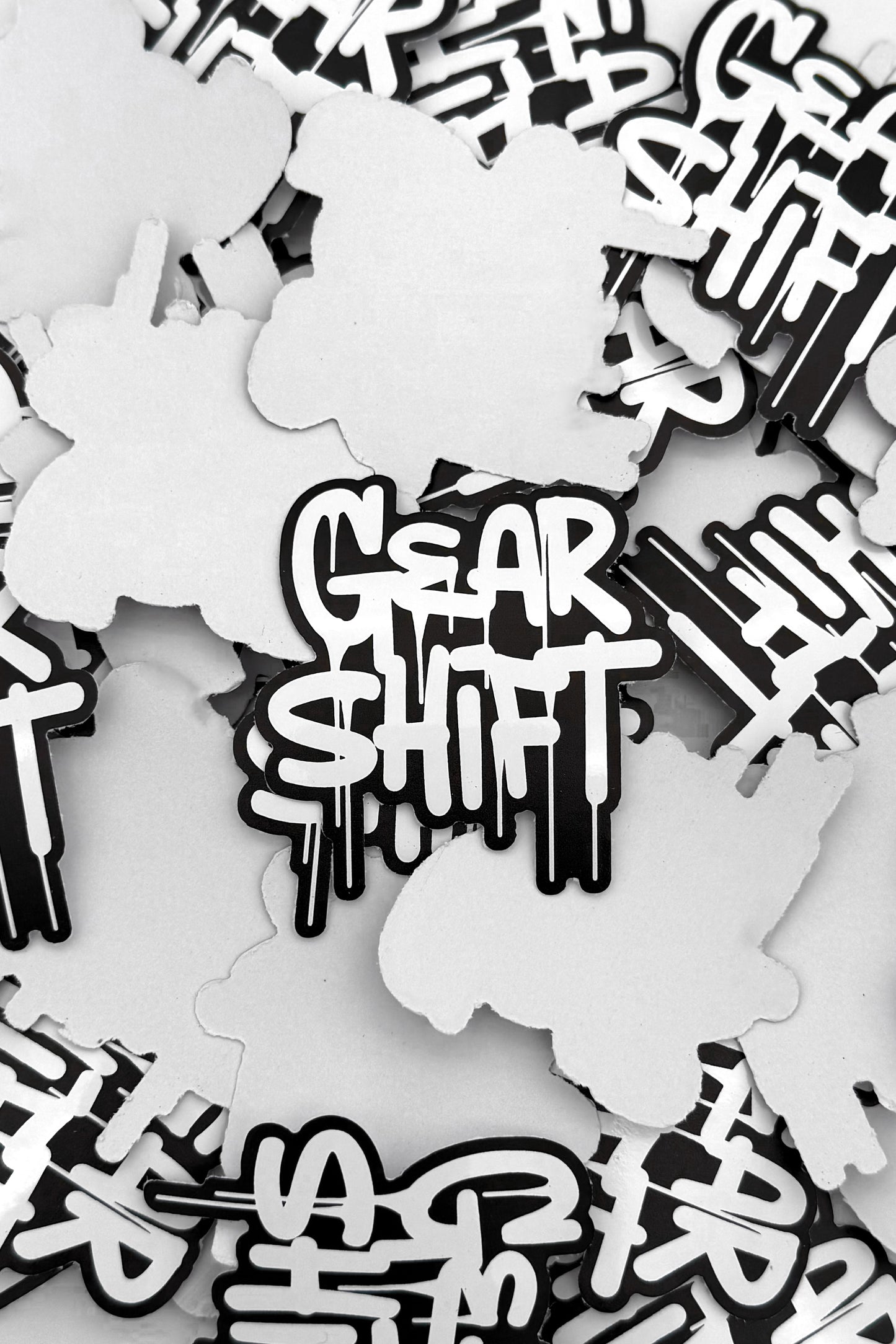 Gearshift Graffiti Sticker
