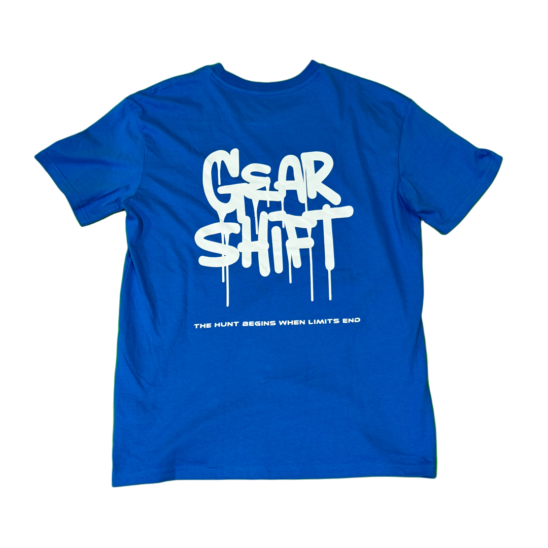 Gearshift Intense Tee Blau